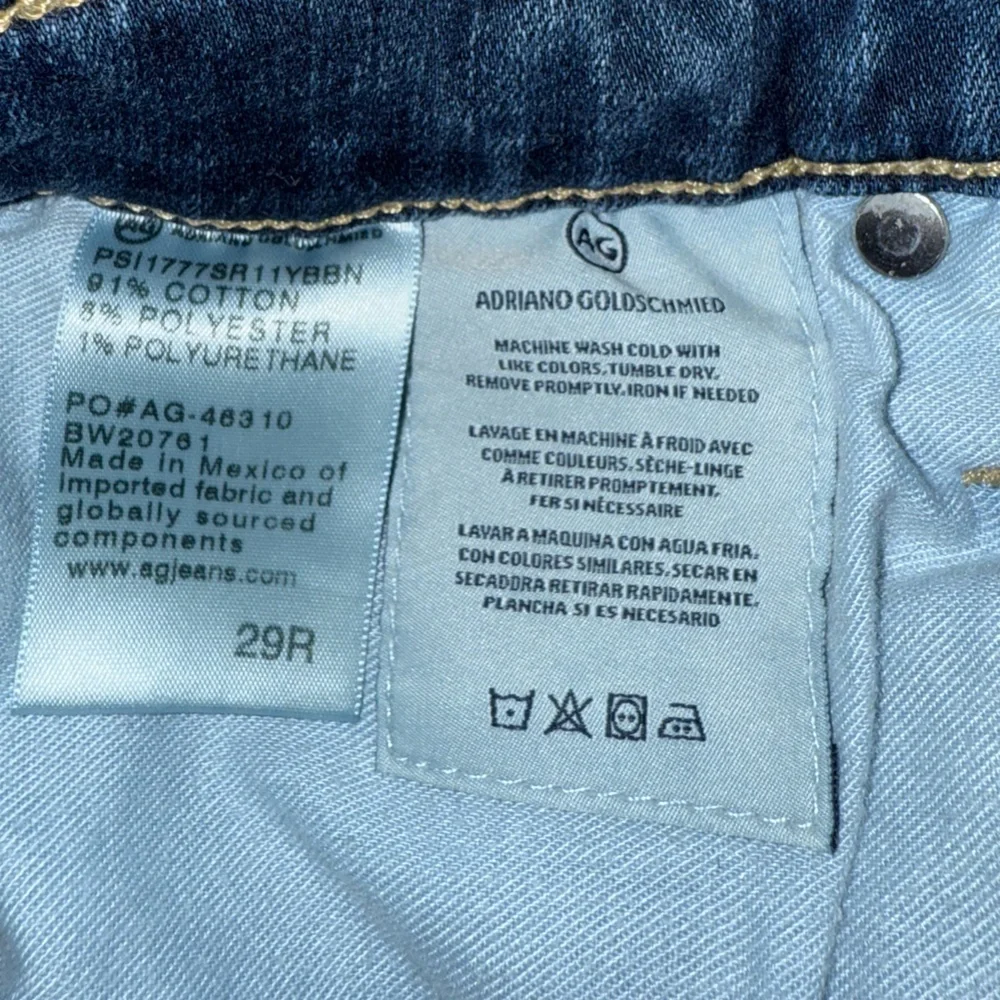 AG Adriano Goldschmied The Farrah Skinny Ankle High Rise Jeans Size 29